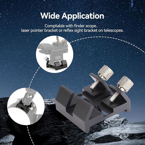 SVBONY SV225 Alt-Azimuth Mount Bundle with Universal Dovetail Base and SV165 Mini Guide Scope 30mm for Optical Telescope in Saudi Arabia