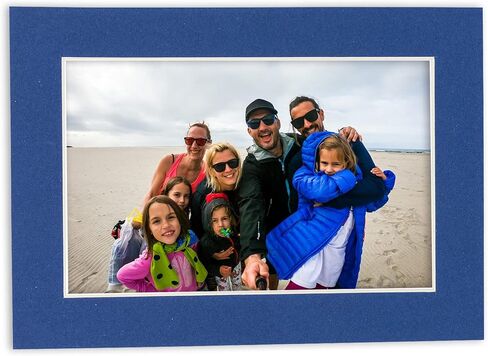16x20 Mat Bevel Cut for 11x17 Photos - Acid Free Bottle Blue Precut Matboard - For Pictures, Photos, Framing - 4-ply Thickness in Saudi Arabia