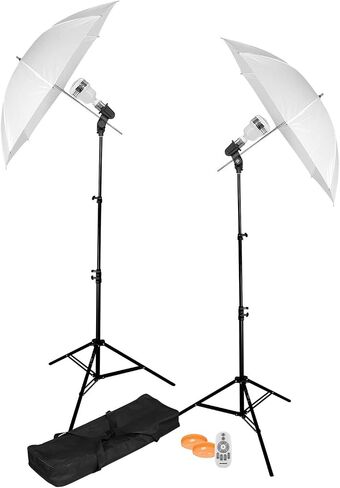 Westcott uLite LED 2-Light Umbrella Continuous Lighting Kit (Includes Remote Control, Light Stands, and Carry Case) in Saudi Arabia