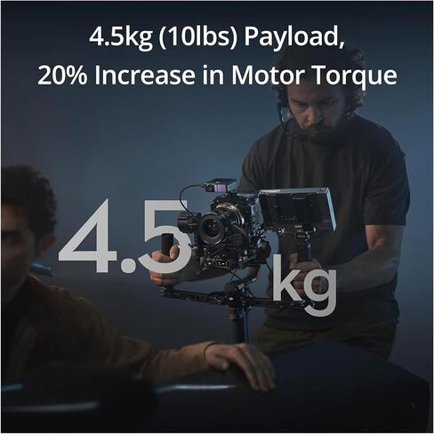DJI RS 4 PRO COMBO مع حزمة الحمل الناعمة للماء - مثبتات gimbal 3 محاور للكاميرات لكاميرات DSLR والسينما مع إطلاق النار العمودي و 10 رطل حمولة (عنصران) in Saudi Arabia