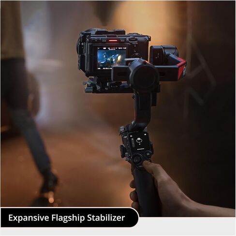 DJI RS 4 PRO COMBO مع حزمة الحمل الناعمة للماء - مثبتات gimbal 3 محاور للكاميرات لكاميرات DSLR والسينما مع إطلاق النار العمودي و 10 رطل حمولة (عنصران) in Saudi Arabia