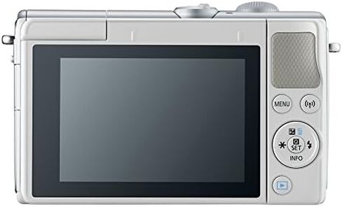 كاميرا Canon EOS M100 Lirrorless W/ 15-45 مم-Wi-Fi ، Bluetooth ، و NFC ممكّن (أبيض) in Kuwait