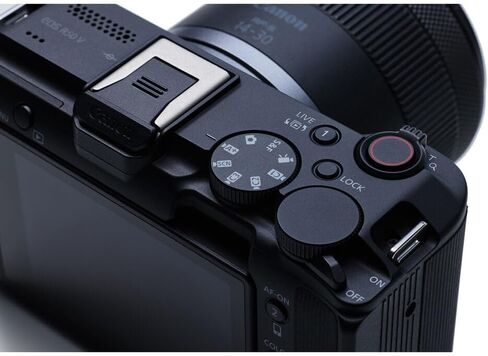 Canon EOS R50 V Mirrorless Camera (6895C002) | 24.2MP APS-C Sensor | 4K60p | Dual Pixel AF II | Flip Screen RF 50mm f/1.8 STM Lens + More (Renewed) in Saudi Arabia