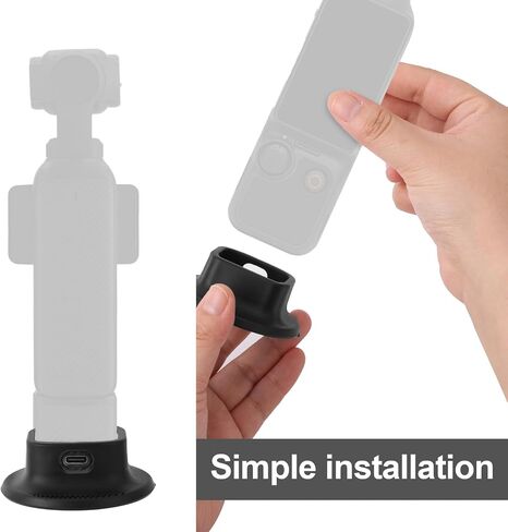 2pcs سطح المكتب لجهاز DJI Osmo Pocket 3 ، مثبت محول الدعم المحمول الأسود غير القابل للانزلاق in Saudi Arabia