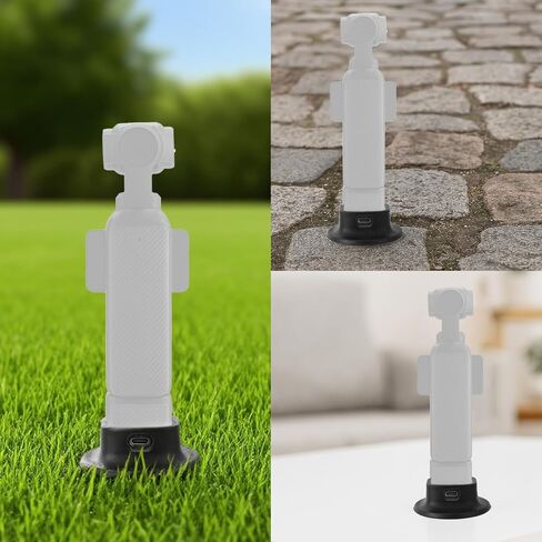 2pcs سطح المكتب لجهاز DJI Osmo Pocket 3 ، مثبت محول الدعم المحمول الأسود غير القابل للانزلاق in Saudi Arabia