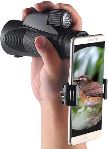 Portable Binoculars High Power 10x42, High Power with Monocular with Smartphone Adapter and Tripod BAK4 Prism Lens Monocular in Saudi Arabia