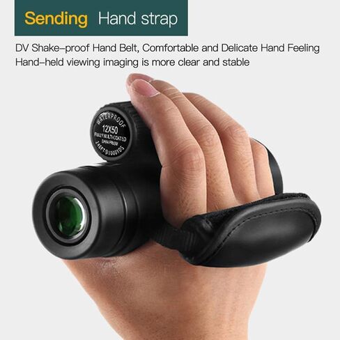 12X50 Waterproof High Power Prism Monoculars Scope Smartphone Holder Tripod Camping Hiking Travelling Sightseeing in Saudi Arabia