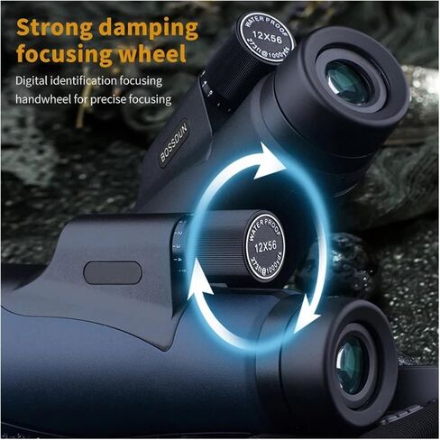 12x56/16x56 Ed Lens Monocular Telescope - التكبير العالي المهني للسياحة والتخييم والمشي - صور حادة in Saudi Arabia
