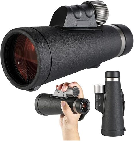 12x56 Pro Ed Lens Telescope أحادي مع العدسة الكبيرة - HD ، و prism متعددة المغلفة ، ومقاومة للماء لصيد الطيور - صور حادة in Saudi Arabia