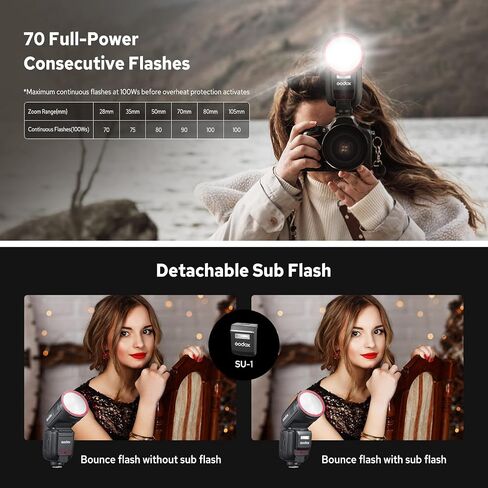 Godox V100N V100 N Flash for Nikon, 2.4G 100Ws TTL External Flash HSS 1/8000S, Touchscreen Control, with Godox X3N TTL Wireless Flash Trigger,Compatible for Nikon Camera(USA Version) in Saudi Arabia