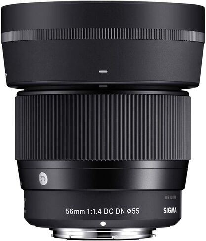 Sigma 56mm F1.4 DC DN العدسة المعاصرة للكاميرات Sony E-Mountless 351965 مع حقيبة تصوير Deco Gear Backpack + UV Polarizer FLD Filter Kit and Association in Kuwait