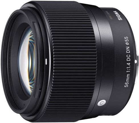Sigma 56mm F1.4 DC DN العدسة المعاصرة للكاميرات Sony E-Mountless 351965 مع حقيبة تصوير Deco Gear Backpack + UV Polarizer FLD Filter Kit and Association in Kuwait