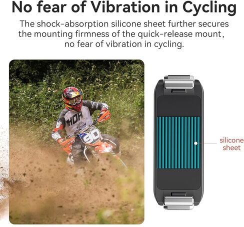 Magnetic Quick release Mount for DJI Osmo 360/DJI Osmo Action 5 Pro/Osmo Action 4/3 ، توسيع شريحة الفولاذ المقاوم للصدأ مع واجهة خيوط 2/4 بوصة in Kuwait