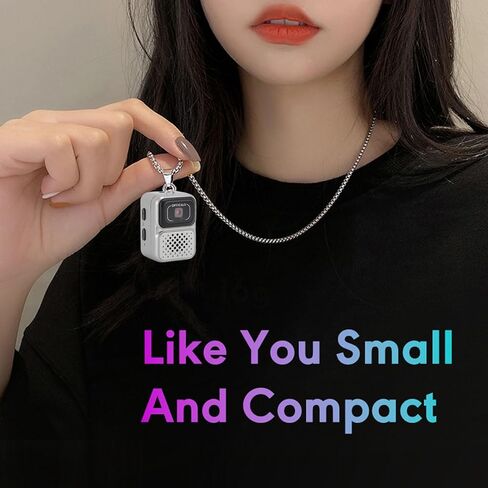 Yunir Mini Keychain Camera 1080p ، كاميرا رقمية صغيرة مع بطاقة 64 جيجابايت ، وكاميرا مركزية مدونة 2 ميجابكسل للسفر (أسود) in Saudi Arabia