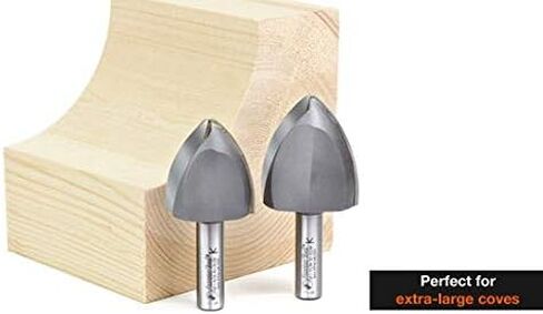 Amana Tool - 49126 Carbide Tipped Large Radius Ovolo 2-3/4 Radius x 2-3/16 x 2-1/16 Dia Ex in Saudi Arabia