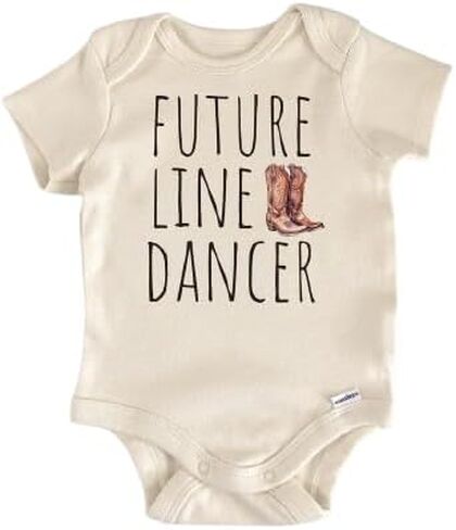 Country Line Dancer - Baby Boy Girl Clothes Infant Bodysuit Funny Cute Newborn in Saudi Arabia