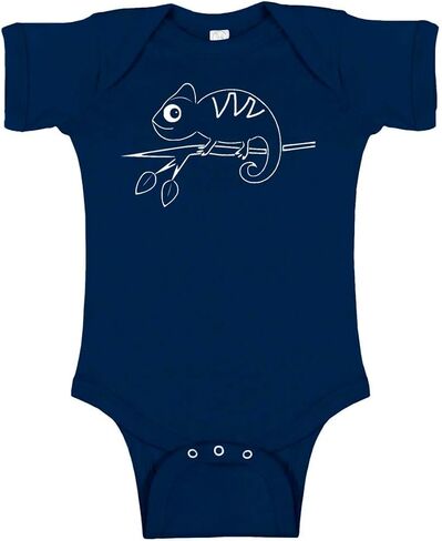 Chameleon Silhouette Baby Bodysuit in Kuwait
