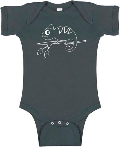 Chameleon Silhouette Baby Bodysuit in Kuwait