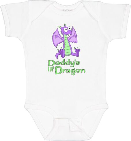 inktastic Daddy's Lil' Dragon Baby Bodysuit in Saudi Arabia