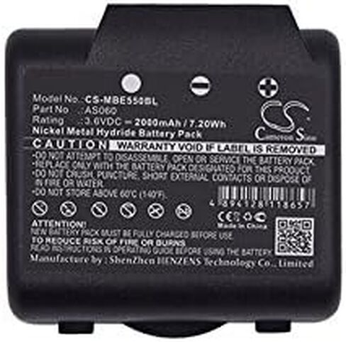 2000mAh/3.6v بطارية بديلة لـ IMET BE3600 M550 THOR M550 ZEUS M550S ZEUS M550 ARES M550S THOR BE5500 AS083 AS060 in Saudi Arabia