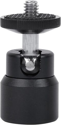 SONEW متعدد الاستخدامات 360 درجة رأس الكرة الصغيرة مع 1/4 بوصة تثبيت المسمار لكاميرات DSLR و camcorders - سبيكة الألومنيوم متينة مع منصات مطاطية مضادة - أسود (أسود) in Kuwait