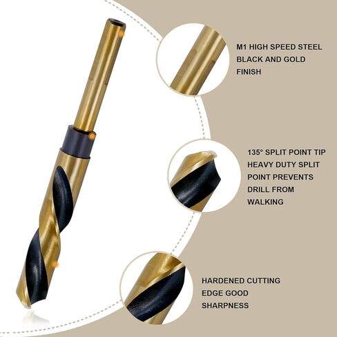 3/4 بوصة مخفضة لتثبيتها ، بتدريبات الحفر المعدنية ، الفولاذ عالي السرعة 4341 للوحة النحاس ، لوحة الحديد ، لوحة الألومنيوم ، مشاريع DIY الخشبية in Kuwait