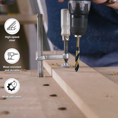 3/4 بوصة مخفضة لتثبيتها ، بتدريبات الحفر المعدنية ، الفولاذ عالي السرعة 4341 للوحة النحاس ، لوحة الحديد ، لوحة الألومنيوم ، مشاريع DIY الخشبية in Kuwait