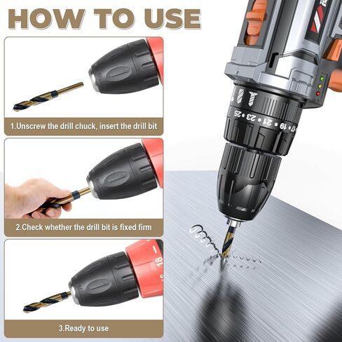 3/4 بوصة مخفضة لتثبيتها ، بتدريبات الحفر المعدنية ، الفولاذ عالي السرعة 4341 للوحة النحاس ، لوحة الحديد ، لوحة الألومنيوم ، مشاريع DIY الخشبية in Kuwait