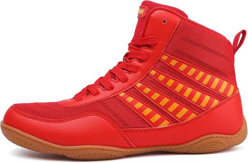 Wrestling Shoes Men Youth Boxing Cross-Training Squats Bodybuilding Lightweight Breathable Non Slip in Saudi Arabia
