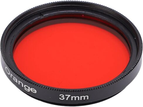 Full Color Camera Lens Filter for SLR, 37mm Full Color Filter Kit Suitable for 37mm Lens Interface. (Orange) in Saudi Arabia