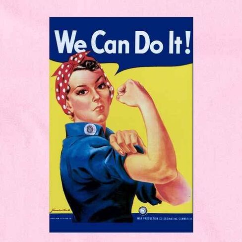 Pop Threads Rosie the Riveter We Can Do It Feminist Infant Baby Boy Girl Bodysuit in Kuwait