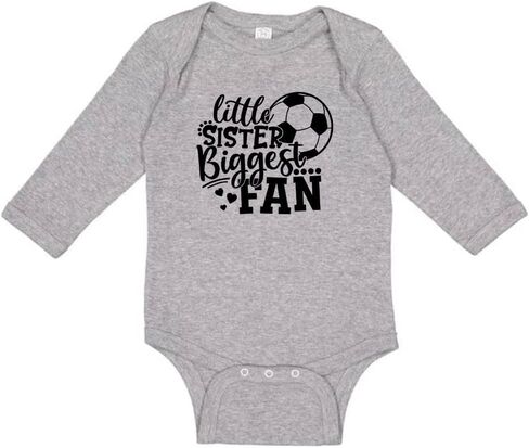 Taty Kids Soccer Little Sister Long Sleeve Baby Bodysust in Saudi Arabia