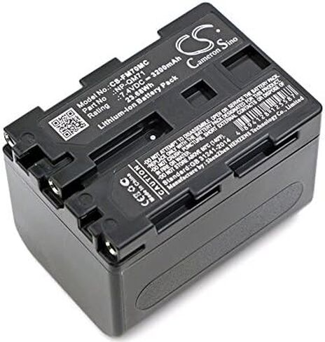 بطارية استبدال لـ Sony DCR-TRV480 DCR-DVD200 DCR-TRV240 DCR-TRV18 CCD-TRV328 DCR-PC100 NP-FM71 NP-QM71 NP-FM70 NP-QM70 (3200MAH) in Kuwait