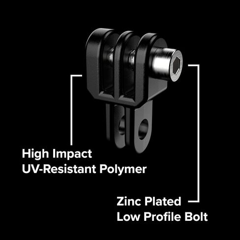 Short Extension Arm (4 Pack) for GoPro, DJI, Insta360 – Same Direction Pivot Mount for Action Camera in Saudi Arabia