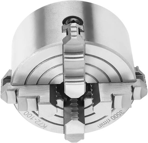 SANOU K72-100 4-Jaw Independent Metal Lathe Chuck Turning Machine Accessories for Woodworking in Kuwait