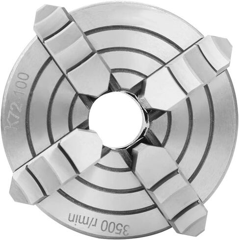 SANOU K72-100 4-Jaw Independent Metal Lathe Chuck Turning Machine Accessories for Woodworking in Kuwait