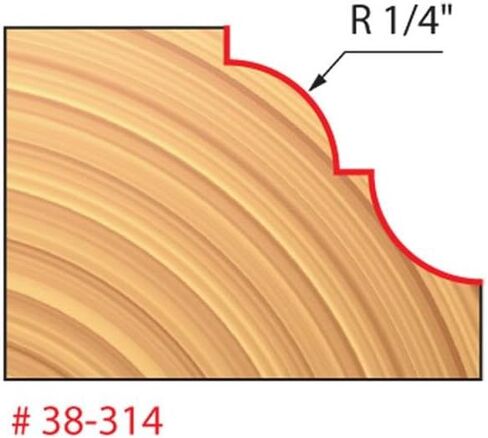 Freud 38-314: 1-9/16" (Dia.) Cove & Bead Bit with 1/2" Shank in Saudi Arabia