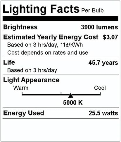 GE (حالة 6 أنابيب) 19348 T5 LED أنبوب LED26ET5/G/4/850 الزجاج ، 46 بوصة ، 25 واط ، 3900 LUMEN ، 5000K ضوء النهار من النوع A و PLAY in Saudi Arabia