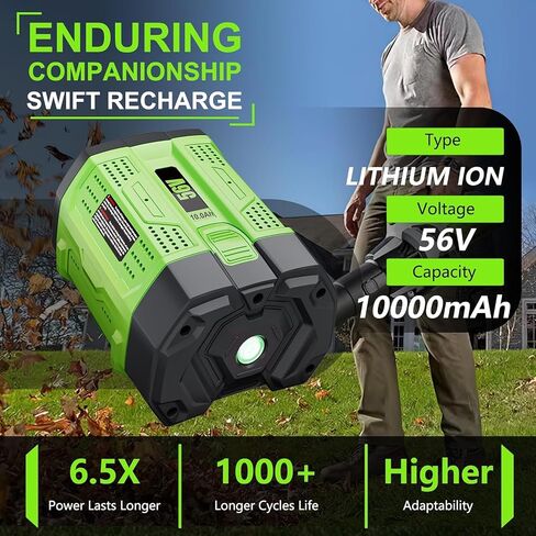 56V 10AH ليثيوم أيون بطارية استبدال بطارية الأنا 56V 10.0 AH BA1400 BA1400T BA2800 BA4200 BA5600T متوافق مع أدوات طاقة الأنا in Saudi Arabia