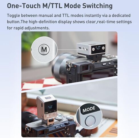 Godox Iflash It20 S TTL Mini Camera Flash-700+ وميض ، إعادة تدوير 1.5S ، 6 مستويات (1/32-1/1 طاقة) ، بطارية ليثيوم مدمجة ، ناشر ومغناطيسي مرشحات ، متوافقة مع كاميرات Sony (الفضة) in Kuwait