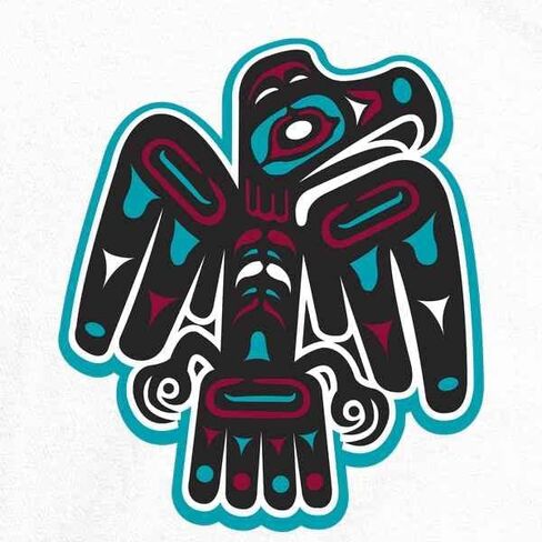 Pop Threads Native American Thunderbird Eagle Totem Symbol Art Infant Baby Boy Girl Bodysuit in Saudi Arabia