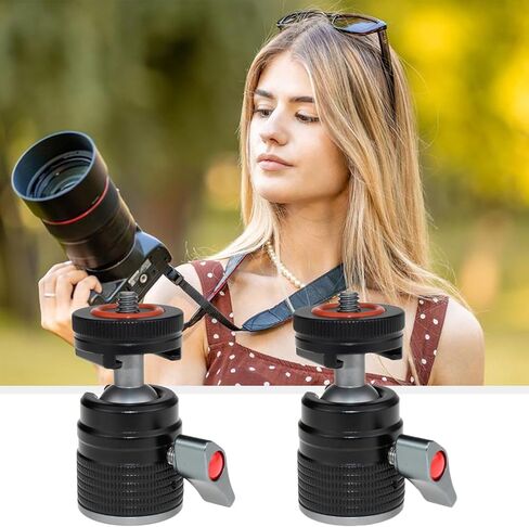 Aluminum Tripod BallHead with 360 Degree Panoramic Rotation and 90° Tilt for DSLR in Saudi Arabia