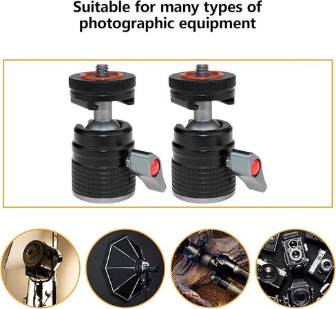 Aluminum Tripod BallHead with 360 Degree Panoramic Rotation and 90° Tilt for DSLR in Saudi Arabia