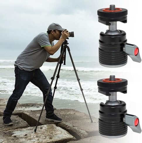 Aluminum Tripod BallHead with 360 Degree Panoramic Rotation and 90° Tilt for DSLR in Saudi Arabia