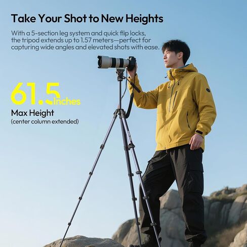ULANZI SL03 Camera Mini Flash and ULANZI Ombra Video Ⅱ Camera Tripod with Fluid Head in Saudi Arabia