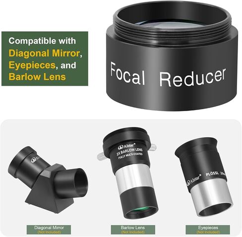 alstar 1.25 inch telescope Zoom Eyepiece - حزمة مع - 0.5x مخفض in Saudi Arabia