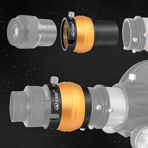 Alstar 1.25 inch Telescope Zoom Eyepiece - Bundle with - 2 inch 2.5X Barlow Lens in Saudi Arabia