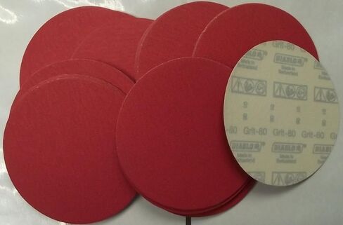 Diablo 2610017886 50 Pack U-Sand Hook & Lock 6" 80 Grit Sanding Discs in Saudi Arabia