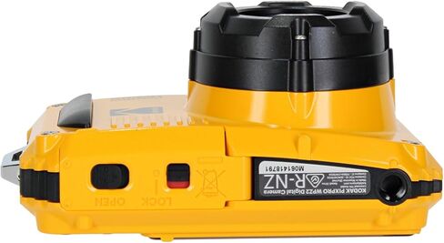 Kodak Pixpro WPZ2 Rugged Rugged Watrackproof Froofchproof WiFi Wifi Digital Vlogging Camera 16MP (أصفر) مع بطاقة ذاكرة 64 جيجابايت + مدونة TRUPOD + BAG + CLEANING KIT + المزيد من الملحقات in Kuwait