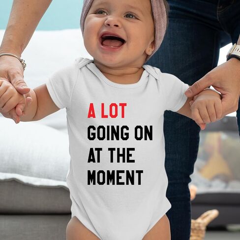 A Lot Going On at The Moment New ERAS Infant One-Piece Bodysuit, Soft Cotton in Saudi Arabia